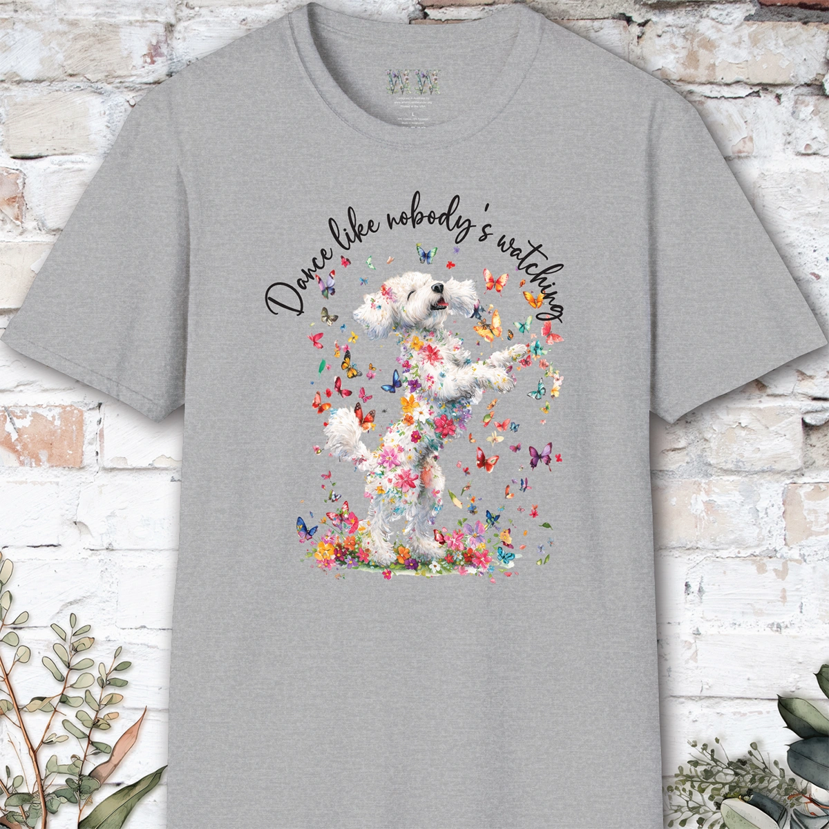 Cavoodle/Cavapoo #2 "Dance like nobody's watching" unisex T shirt