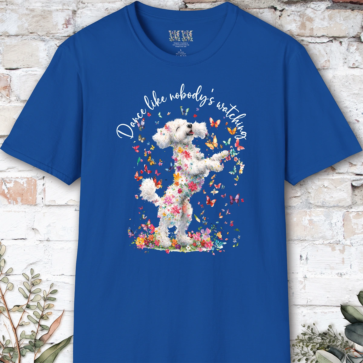 Cavoodle/Cavapoo #2 "Dance like nobody's watching" unisex T shirt