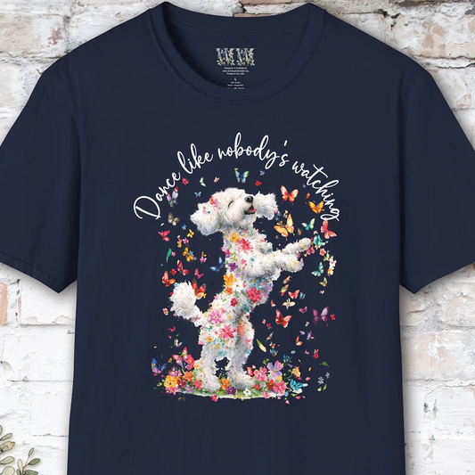 Cavoodle/Cavapoo #2 "Dance like nobody's watching" unisex T shirt