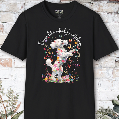 Cavoodle/Cavapoo #2 "Dance like nobody's watching" unisex T shirt