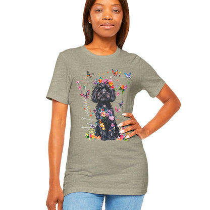 Cavoodle/Cavapoo #2 Floral Personalized T shirt