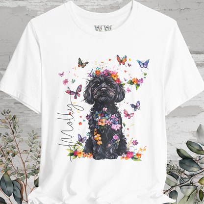 Cavoodle/Cavapoo #2 Floral Personalized T shirt