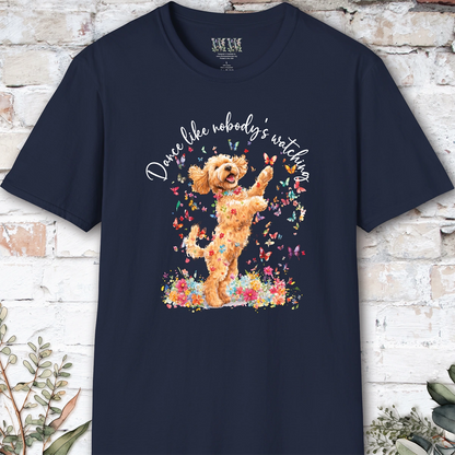 Cavoodle/Cavapoo #3 "Dance like nobody's watching" unisex T shirt