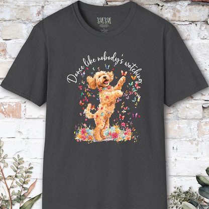 Cavoodle/Cavapoo #3 "Dance like nobody's watching" unisex T shirt