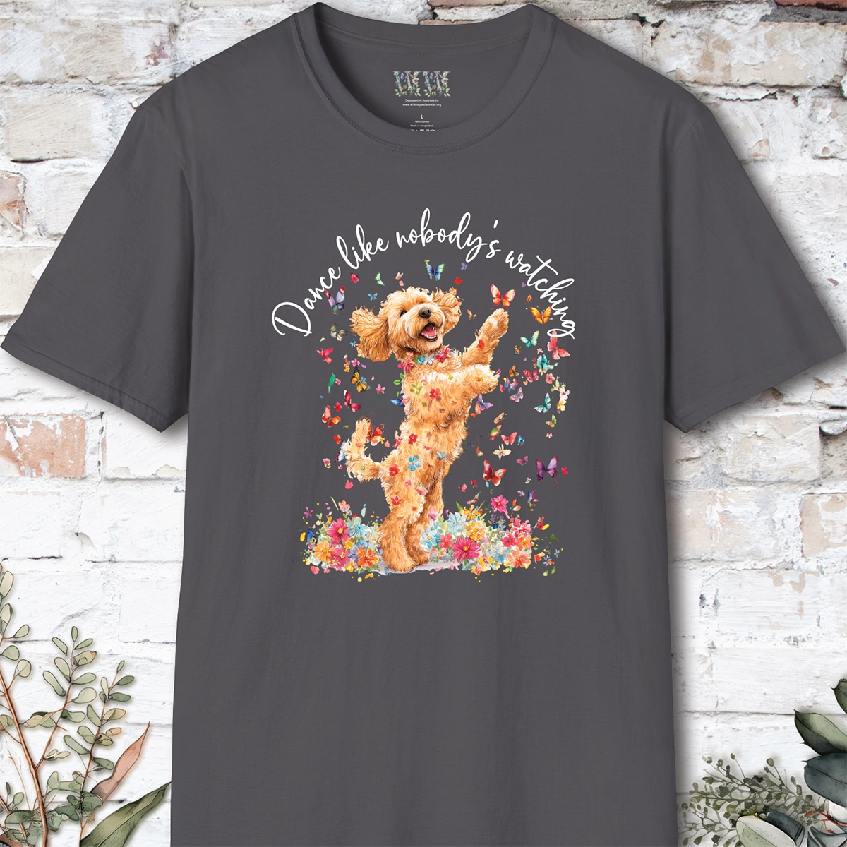 Cavoodle/Cavapoo #3 "Dance like nobody's watching" unisex T shirt