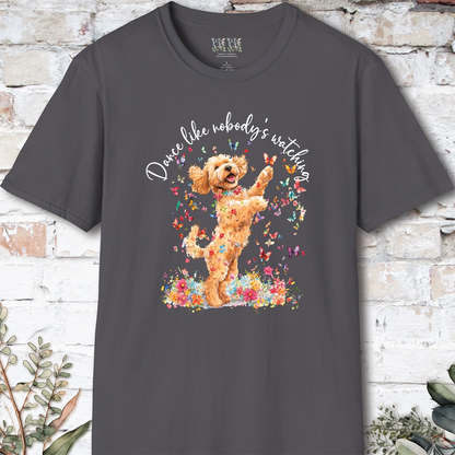Cavoodle/Cavapoo #3 "Dance like nobody's watching" unisex T shirt