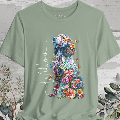 Cavoodle Floral Personalized T shirt