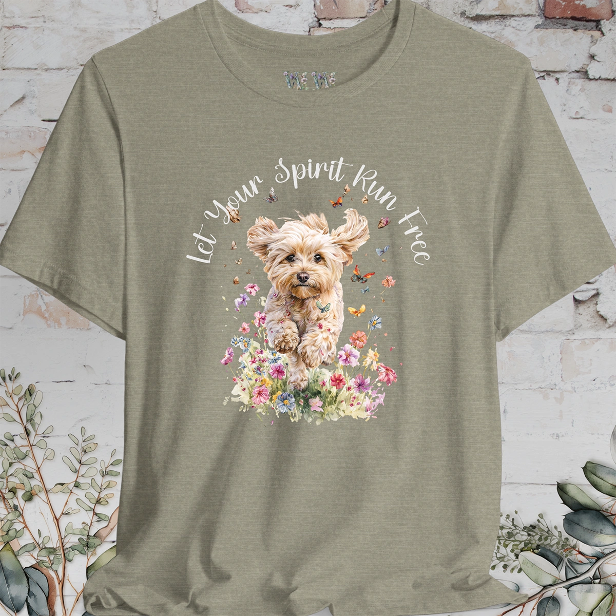Cavoodle/Cavapoo 'Let your spirit run free' T shirt