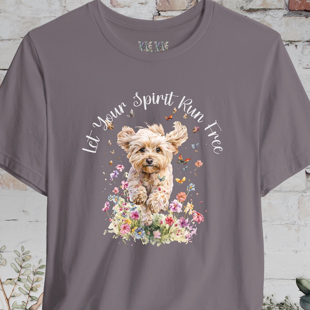 Cavoodle/Cavapoo 'Let your spirit run free' T shirt
