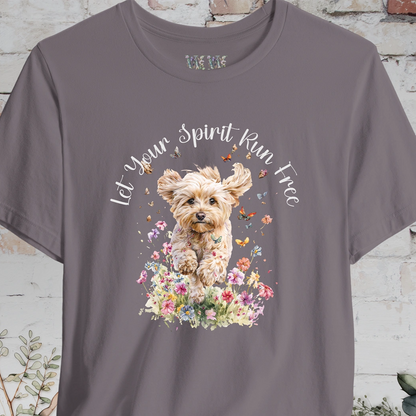 Cavoodle/Cavapoo 'Let your spirit run free' T shirt