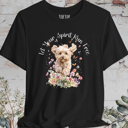 Cavoodle/Cavapoo 'Let your spirit run free' T shirt