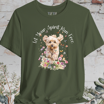 Cavoodle/Cavapoo 'Let your spirit run free' T shirt