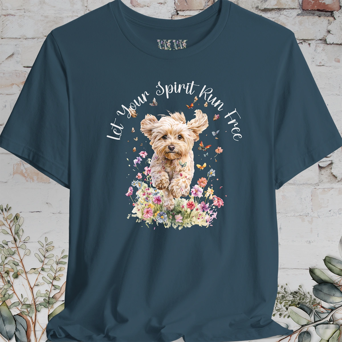 Cavoodle/Cavapoo 'Let your spirit run free' T shirt
