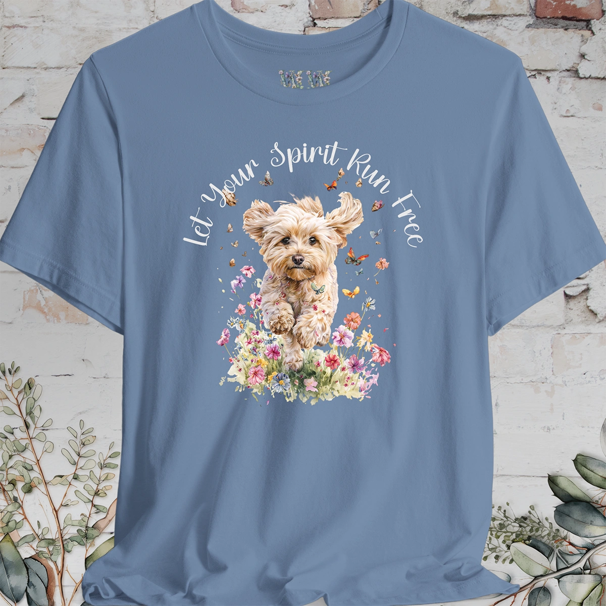 Cavoodle/Cavapoo 'Let your spirit run free' T shirt