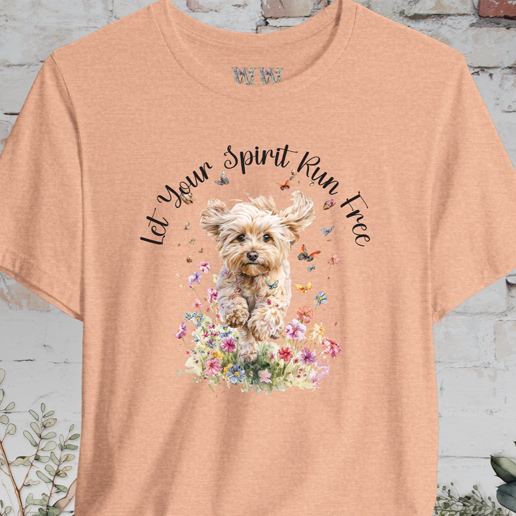Cavoodle/Cavapoo 'Let your spirit run free' T shirt