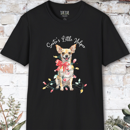Chihuahua #1 Santa's little helper. unisex T shirt