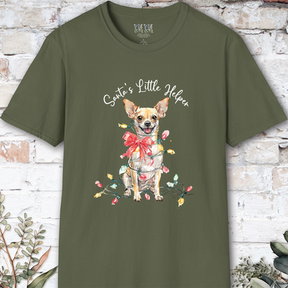 Chihuahua #1 Santa's little helper. unisex T shirt