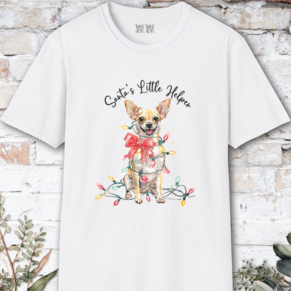 Chihuahua #1 Santa's little helper. unisex T shirt