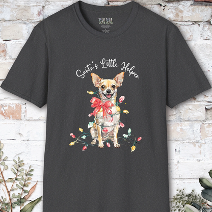 Chihuahua #1 Santa's little helper. unisex T shirt