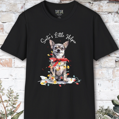 Chihuahua #2 Santa's little helper. unisex T shirt