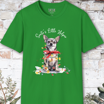 Chihuahua #2 Santa's little helper. unisex T shirt
