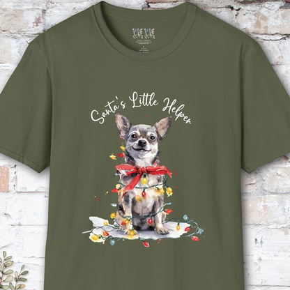Chihuahua #2 Santa's little helper. unisex T shirt