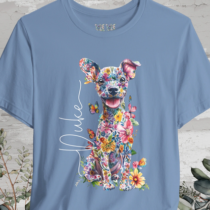 Chiweenie Floral Personalized T shirt