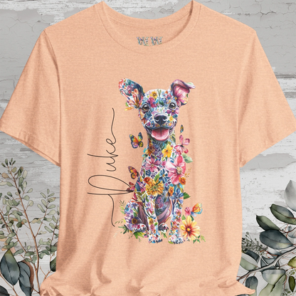 Chiweenie Floral Personalized T shirt