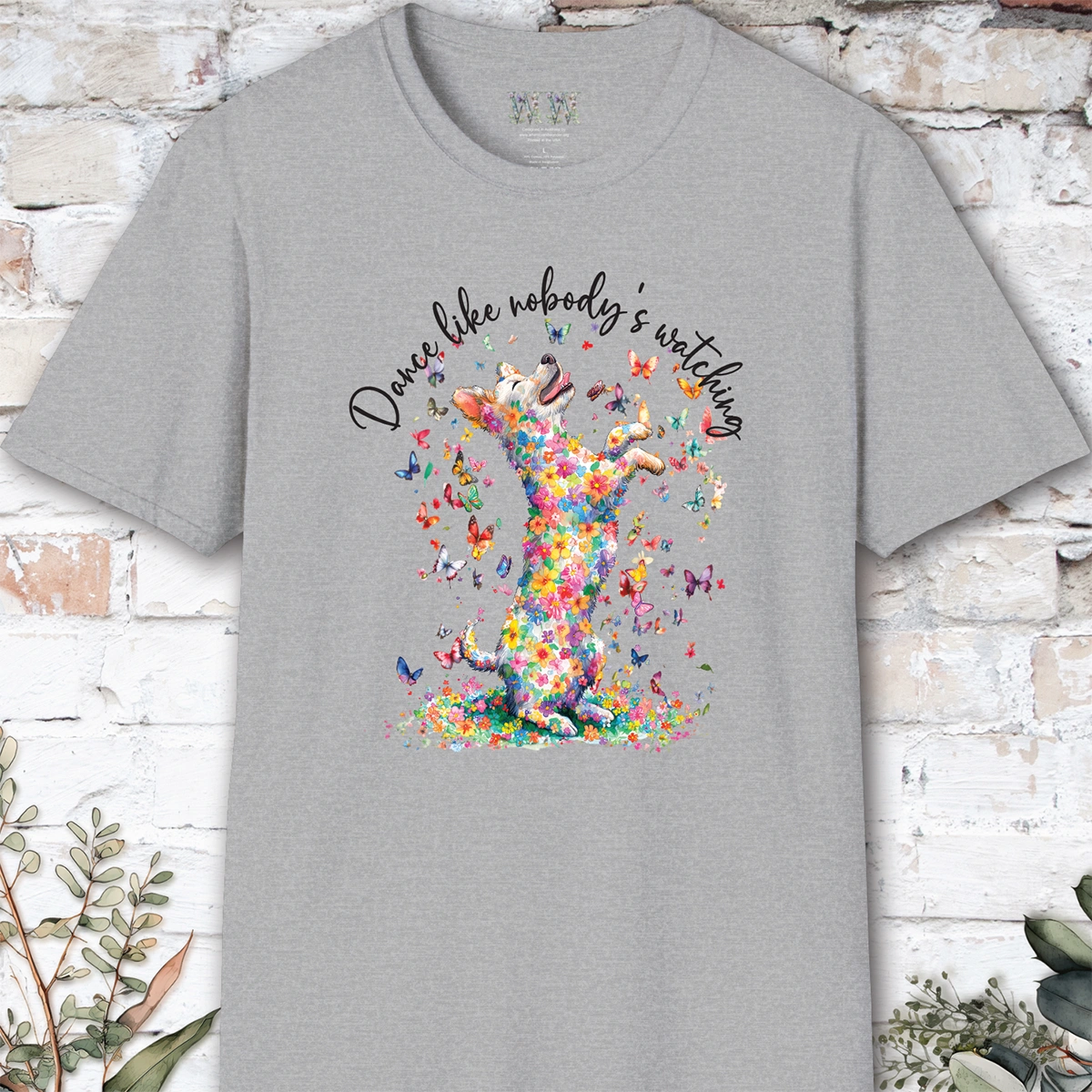 Chiweenie "Dance like nobody's watching" unisex T shirt