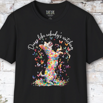 Chiweenie "Dance like nobody's watching" unisex T shirt
