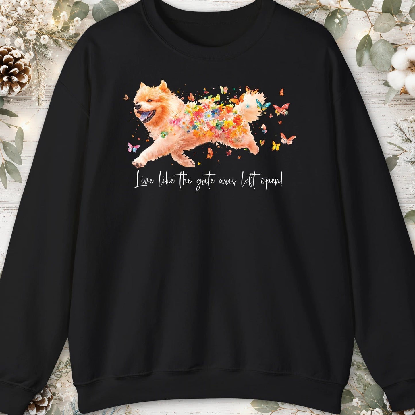 Chow Chow #1 Live like the gate was left open unisex T shirt