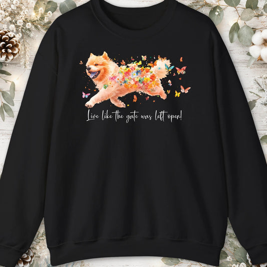 Chow Chow #1 Live like the gate was left open unisex T shirt