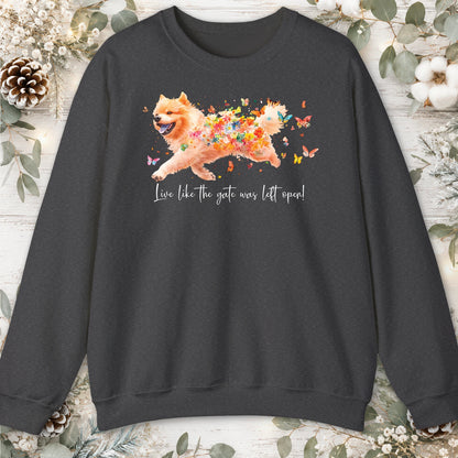 Chow Chow #1 Live like the gate was left open unisex T shirt