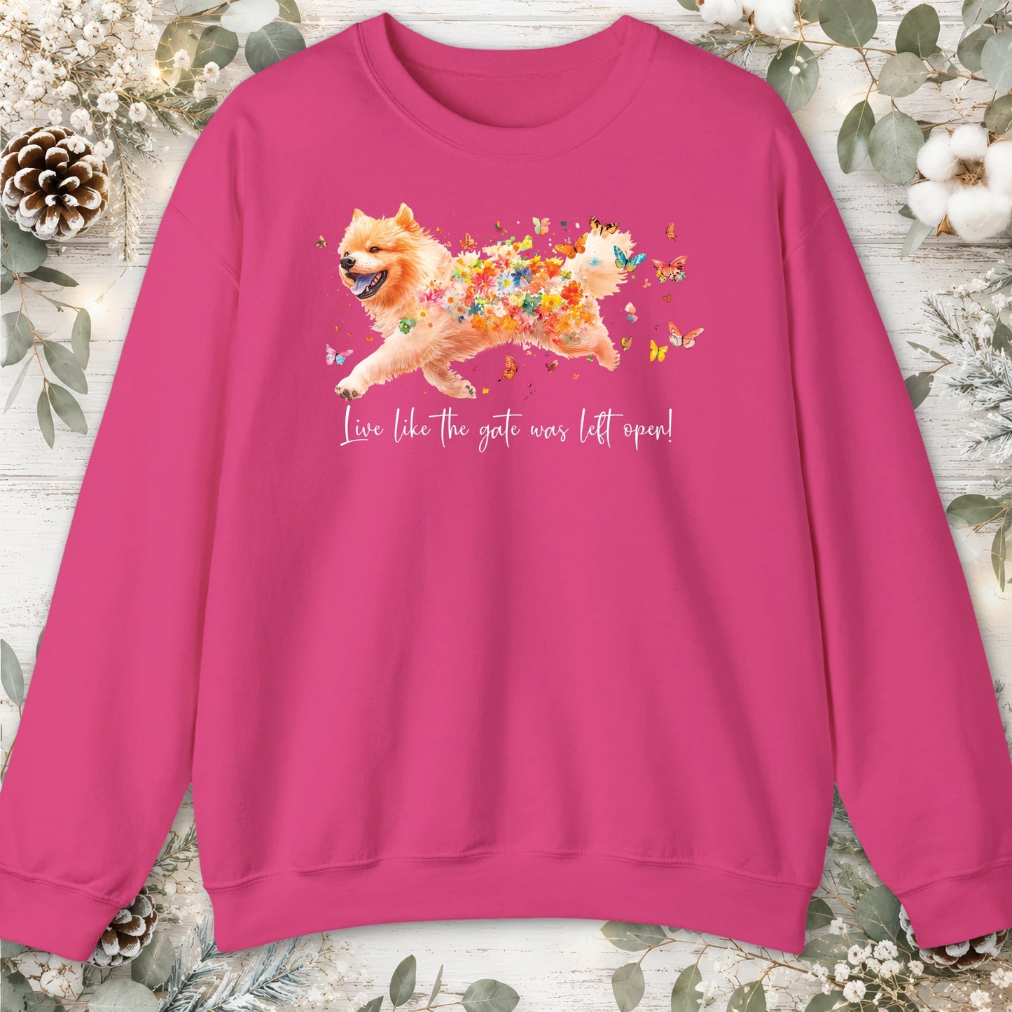 Chow Chow #1 Live like the gate was left open unisex T shirt