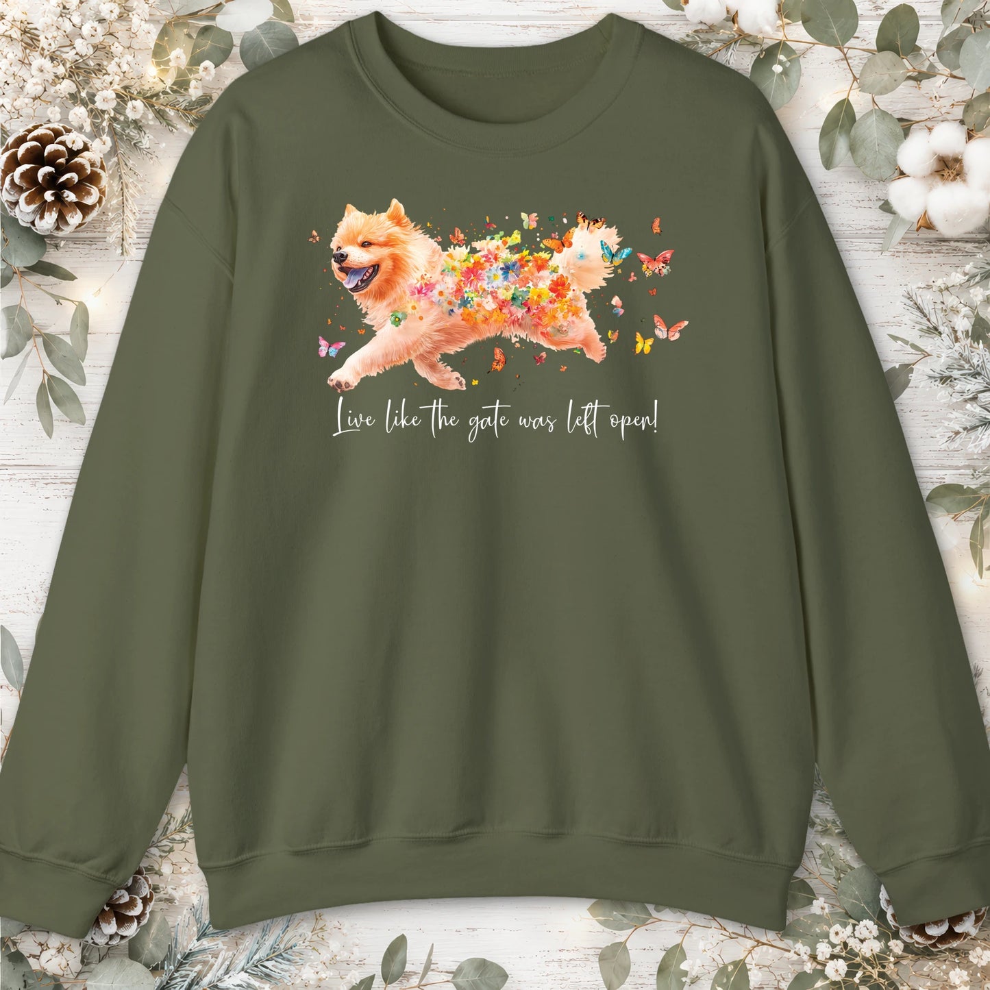 Chow Chow #1 Live like the gate was left open unisex T shirt