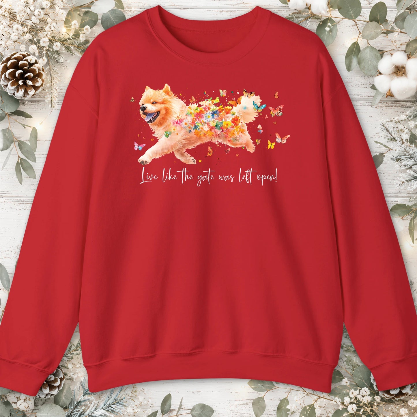 Chow Chow #1 Live like the gate was left open unisex T shirt