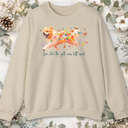 Chow Chow #1 Live like the gate was left open unisex T shirt