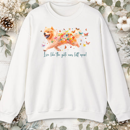 Chow Chow #1 Live like the gate was left open unisex T shirt