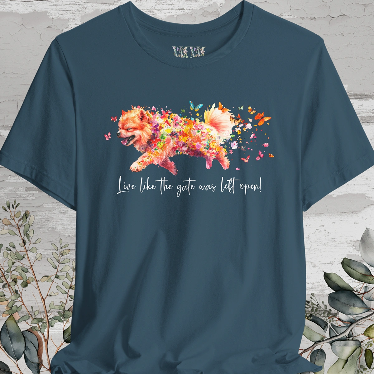 Chow Chow #2 "Live like the gate was left open" Unisex T shirt