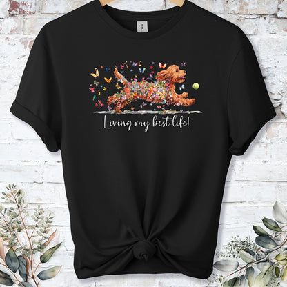 Cockapoo/Cavapoo/Cavoodle #2 'Living my best life' T shirt