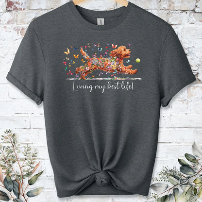 Cockapoo/Cavapoo/Cavoodle #2 'Living my best life' T shirt