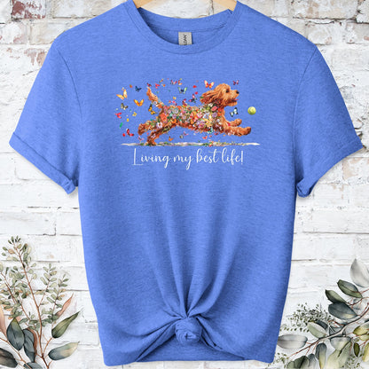 Cockapoo/Cavapoo/Cavoodle #2 'Living my best life' T shirt