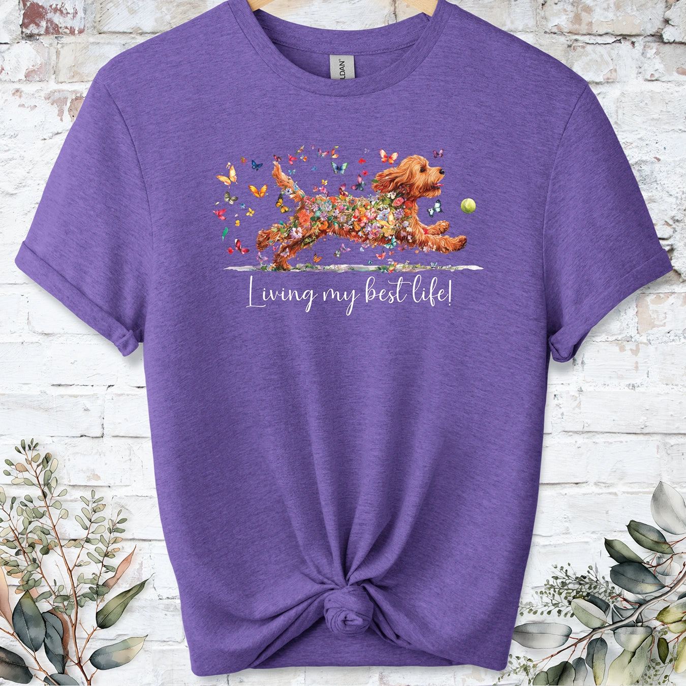 Cockapoo/Cavapoo/Cavoodle #2 'Living my best life' T shirt