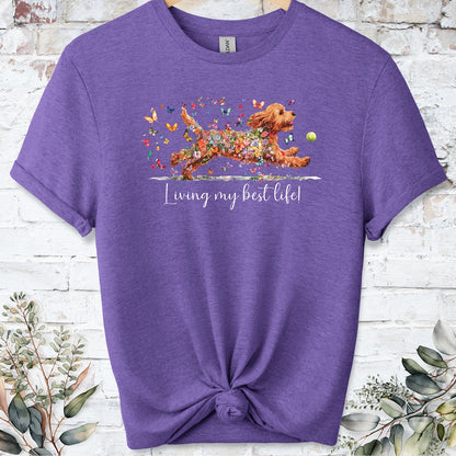 Cockapoo/Cavapoo/Cavoodle #2 'Living my best life' T shirt