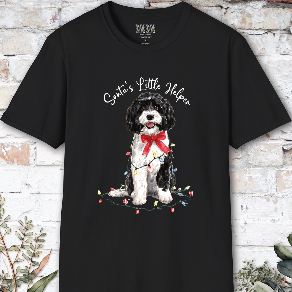 Cockapoo #3 Santa's little helper. unisex T shirt