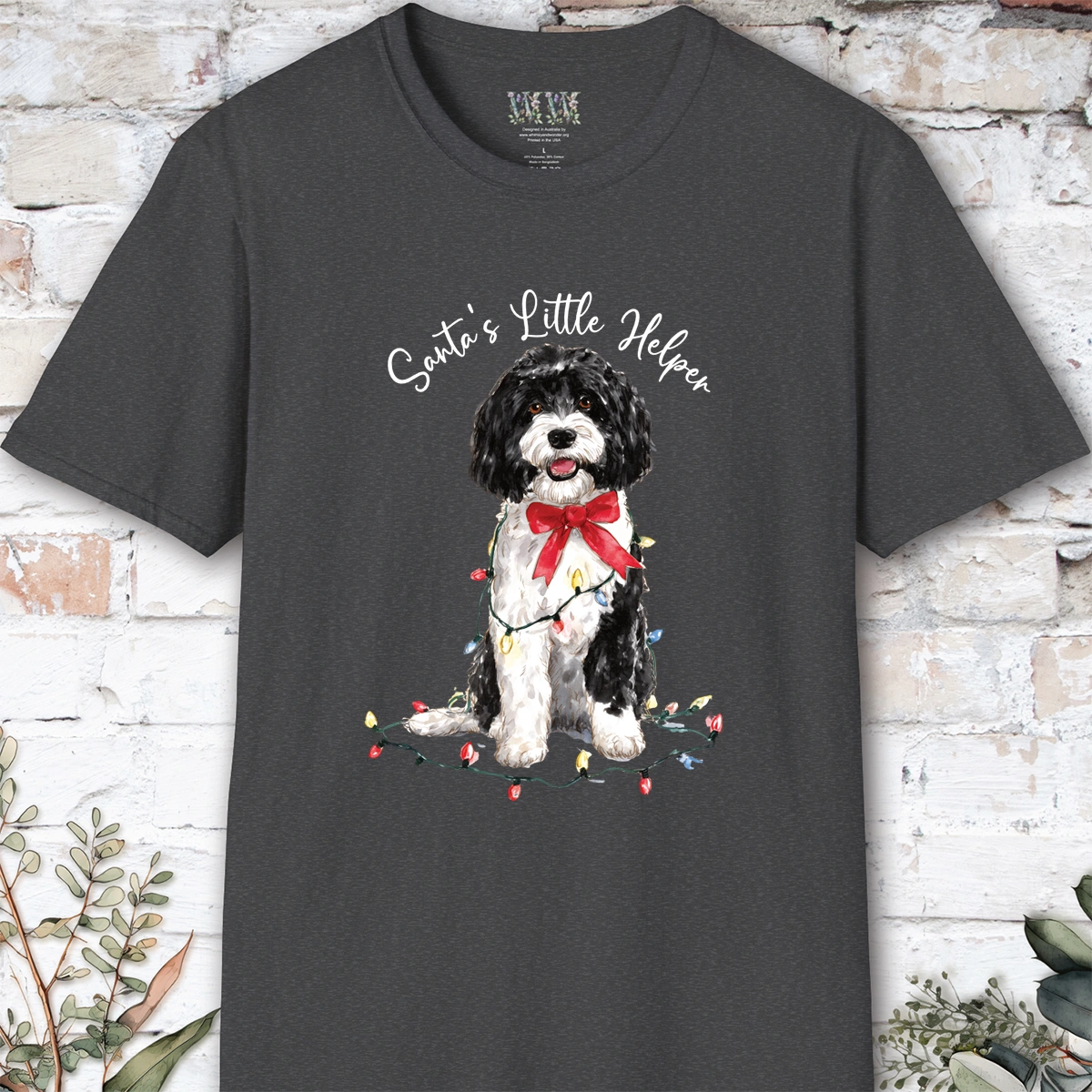 Cockapoo #3 Santa's little helper. unisex T shirt