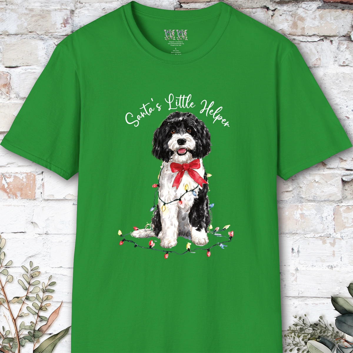 Cockapoo #3 Santa's little helper. unisex T shirt