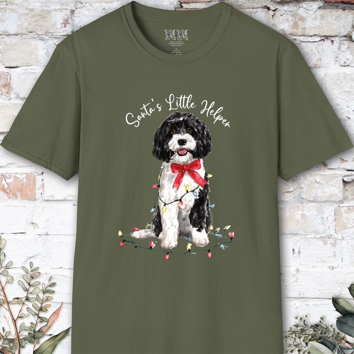 Cockapoo #3 Santa's little helper. unisex T shirt