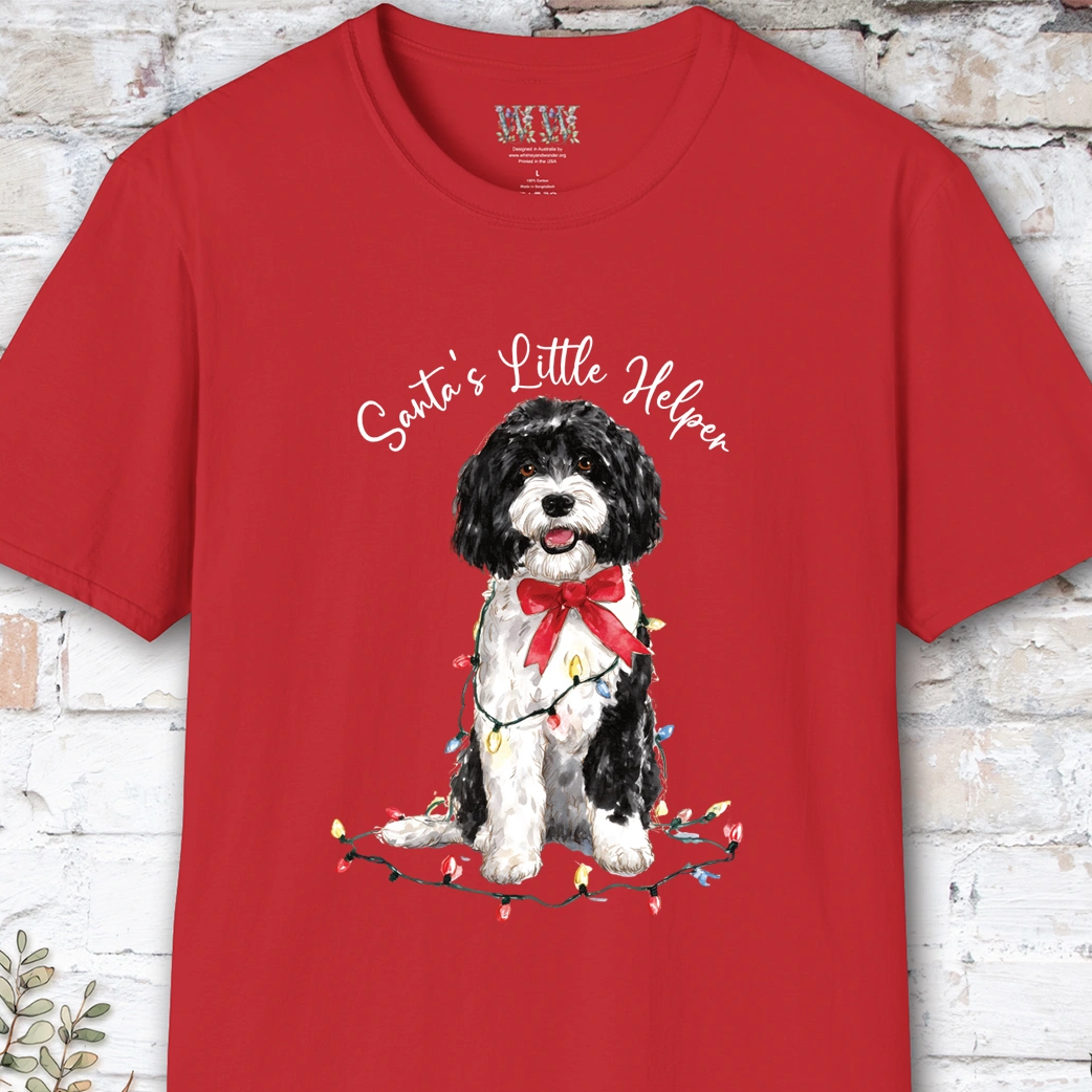 Cockapoo #3 Santa's little helper. unisex T shirt