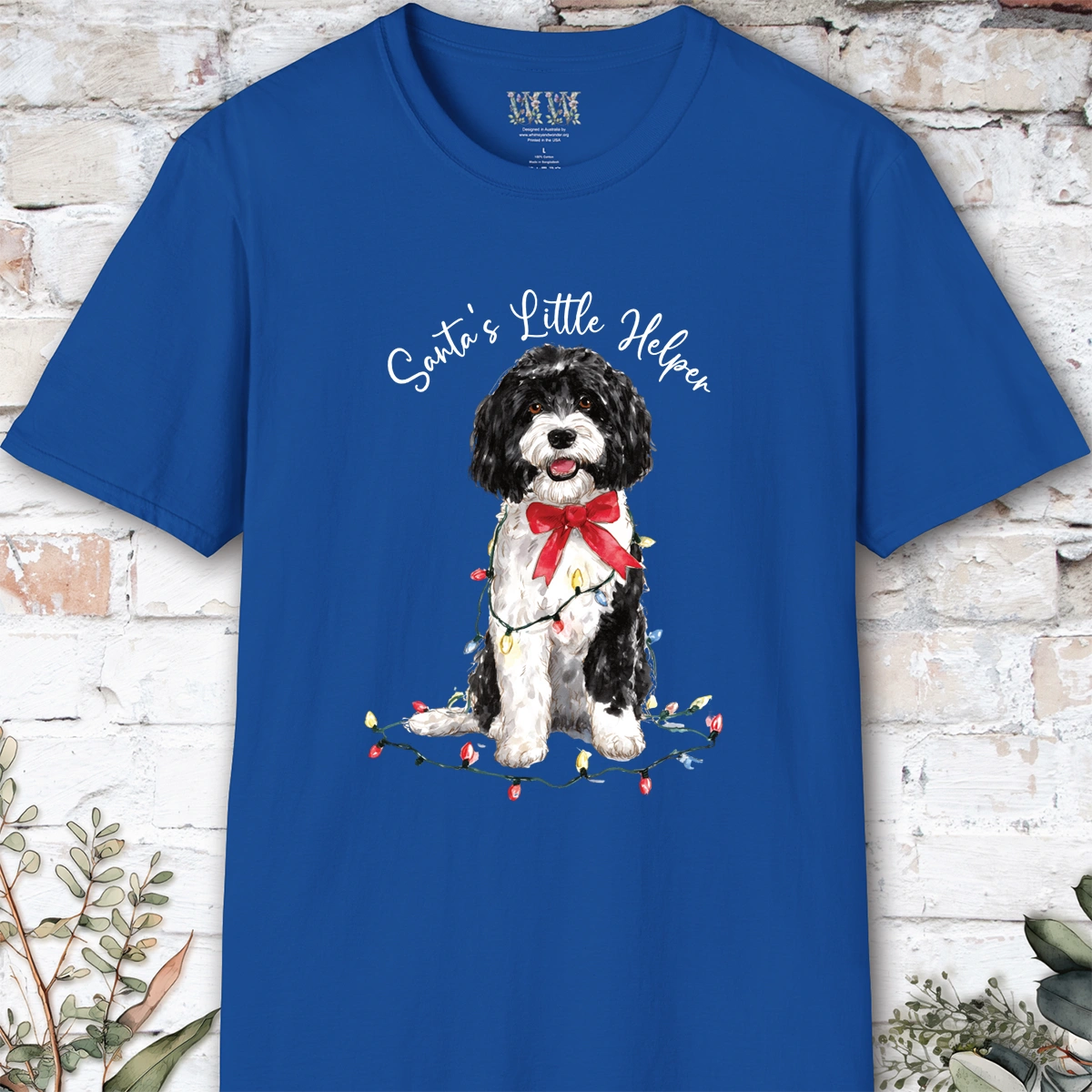 Cockapoo #3 Santa's little helper. unisex T shirt